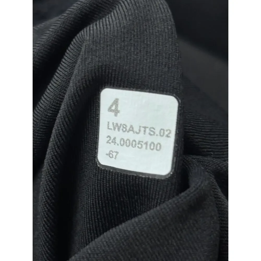 LULULEMON Wrap-Front Mid-Rise Golf Skirt Size 4 Black